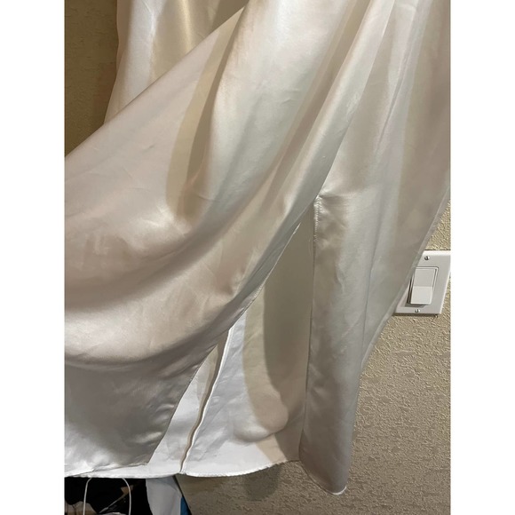 DRAPED SATIN SKIRT BNWT Size XL - Picture 7 of 8